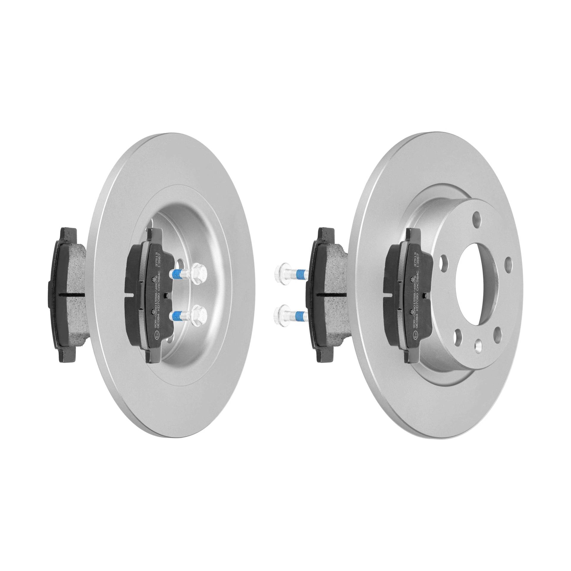 F.BECKER_LINE BREMSSCHEIBEN Ø264MM + BREMSBELÄGE HINTEN FÜR OPEL CORSA D von F.becker_line