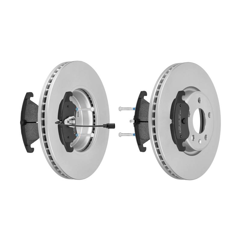 F.BECKER_LINE BREMSSCHEIBEN Ø320MM + BREMSBELÄGE VORNE FÜR AUDI A7 A6 C7 Q5 A5 von F.becker_line