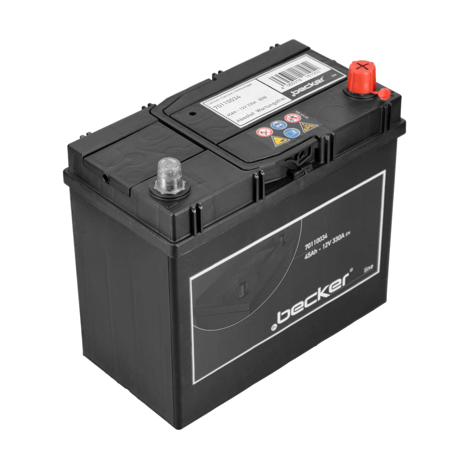 f.becker_line Autobatterie, Starterbatterie 12V 45Ah 330A 3.24L passend für NISSAN Leaf von F.becker_line