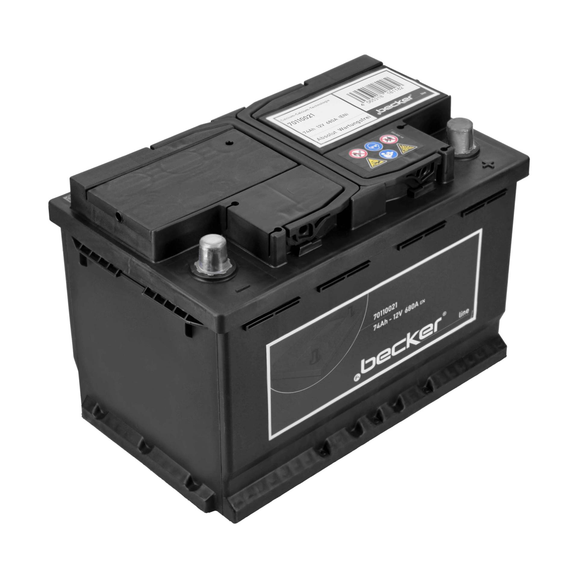 f.becker_line Autobatterie, Starterbatterie 12V 74Ah 680A 4.11L von F.becker_line