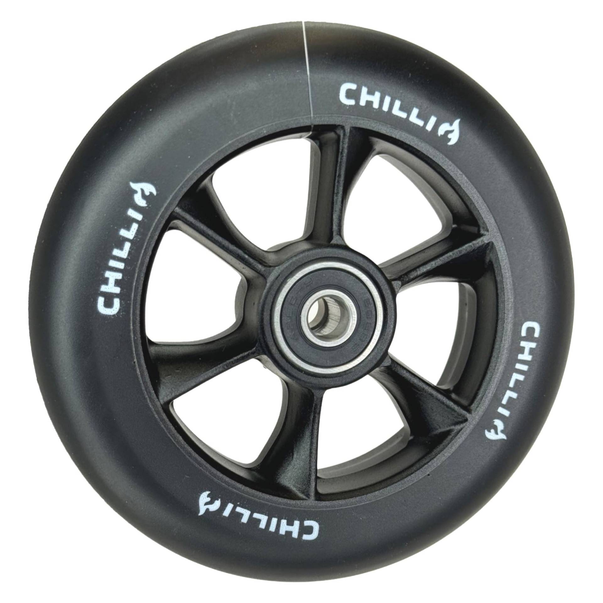 Chilli Pro Scooter Turbo Stunt Scooter Rolle 110mm I Trick I Tret I Roller I Wheel Abec9 Kugellager Schwarz von F26