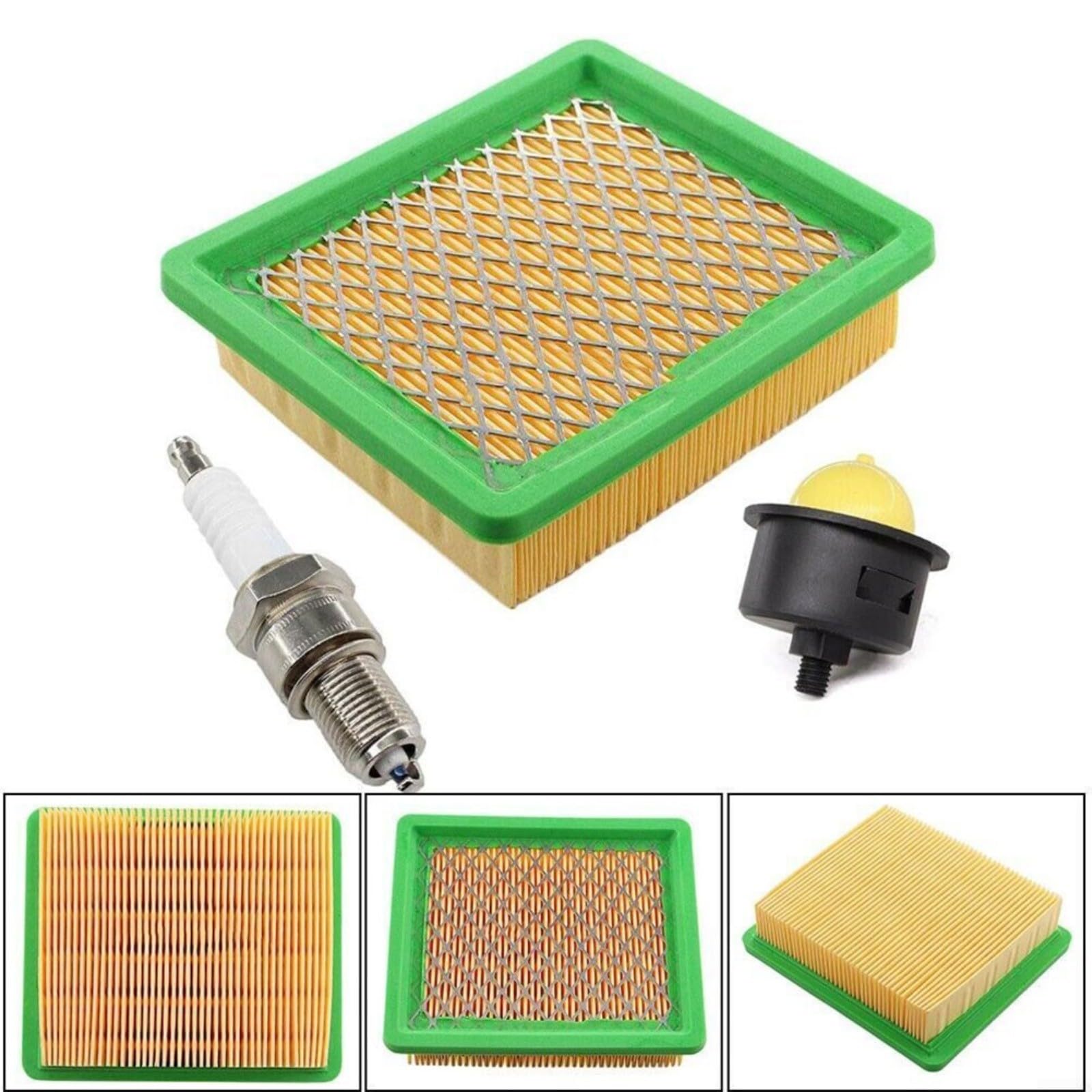 FACAIIO Luftfilter passend für FX-RM 5.0 5.5 FX-RM 1855 1860 2055 2060 2060PRO Rasenmäher, inklusive 1 x Luftfilter, 1 x Primerbirne, 1 x Stecker von FACAIIO