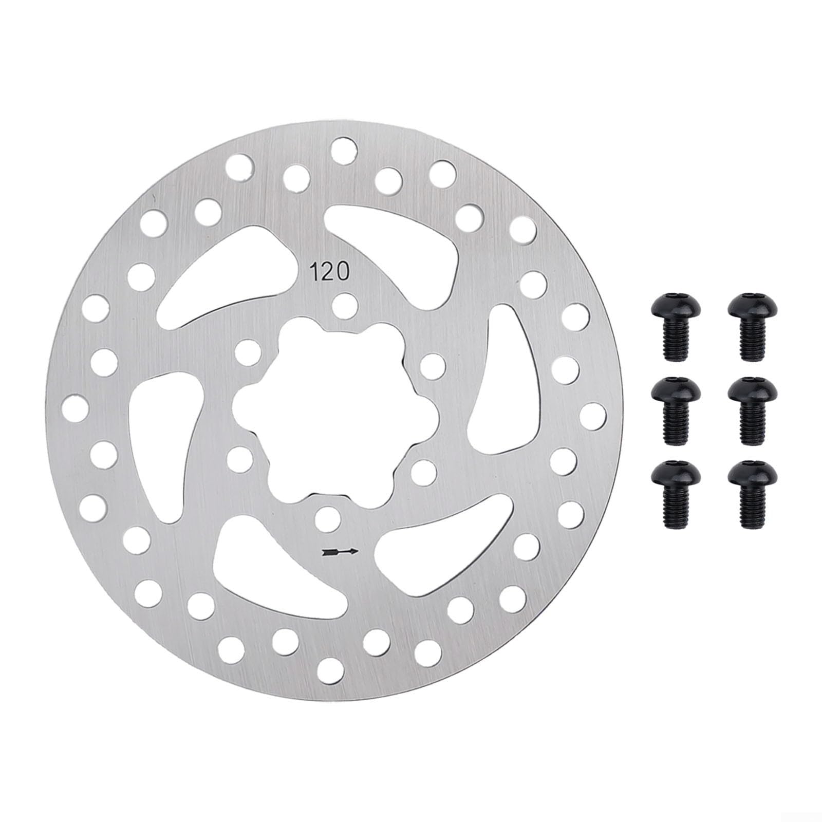 Zuverlässige 120 mm 6-Loch-Scheibenbremse für Elektroroller mit Schrauben für sichere Installation von FACAIIO