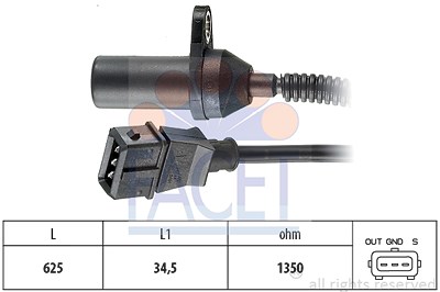 Facet Impulsgeber, Kurbelwelle [Hersteller-Nr. 9.0285] für Fiat, Lancia von FACET