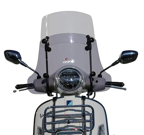 Windschutzscheibe kompatibel mit Vespa GTS 125-300 ab 2023 mit verschiebbarem Doppelbildschirm - Artikelnummer 22821 von FACO