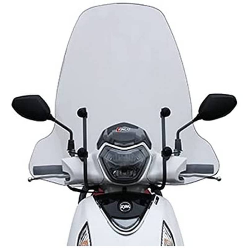 FACO Windschutzscheibe für SYM Symphony 125 Euro 5 (ab 2021), lackierte Stangen, Custom, Motoroller, Bolt-On, siehe Foto, Kunststoff von FACO