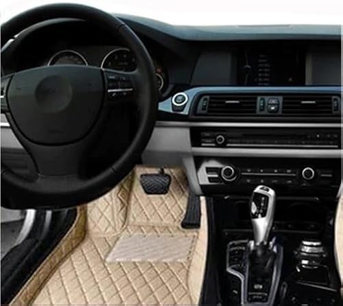 Auto-Fußmatte Auto Fußmatten Für A4 Für Avant B9 8W 2016-2024 Wagon Leder Fuß Matt Auto Zubehör Autoteppich(Main Driver 1 pc 2) von FACSER