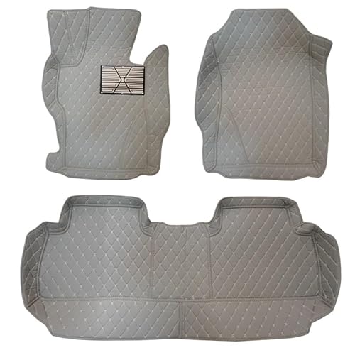 Auto-Fußmatte Rechtslenker Custom Car Floor Mat Für HR-V Für Vezel RU 2013 2014 2015 2016 2017 2018 2019 2020 Auto Fußteppich Autoteppich(Grau) von FACSER