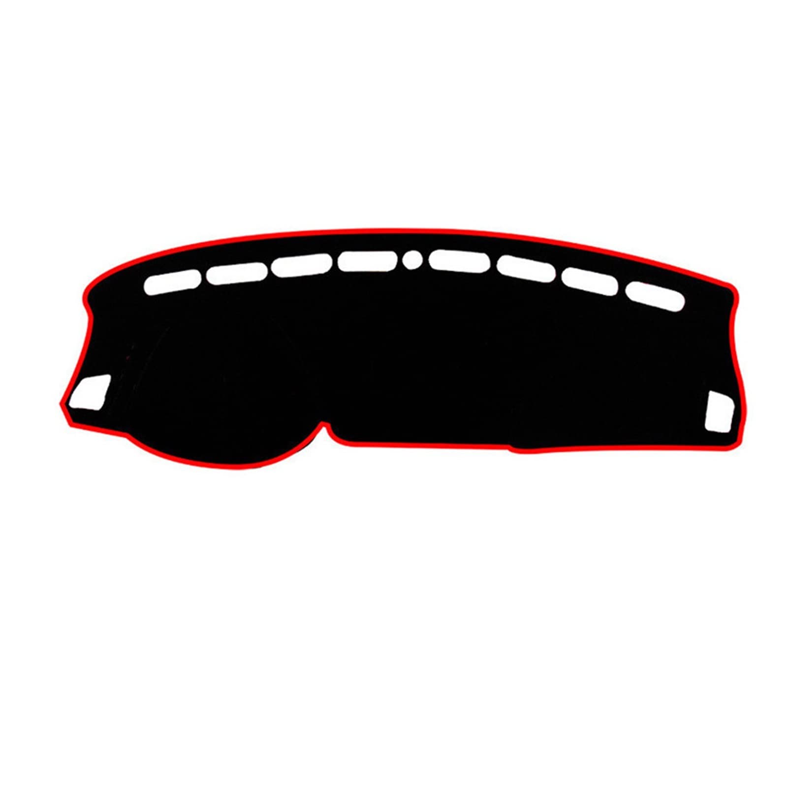 Sonnenschutz Teppich Anti-Rutsch-Abdeckungsmatte Für Citroen C5 Für Aircross 2017 2018 2019 2020 Sonnenschirm Instrument Teppich(Red Edge) von FACSER