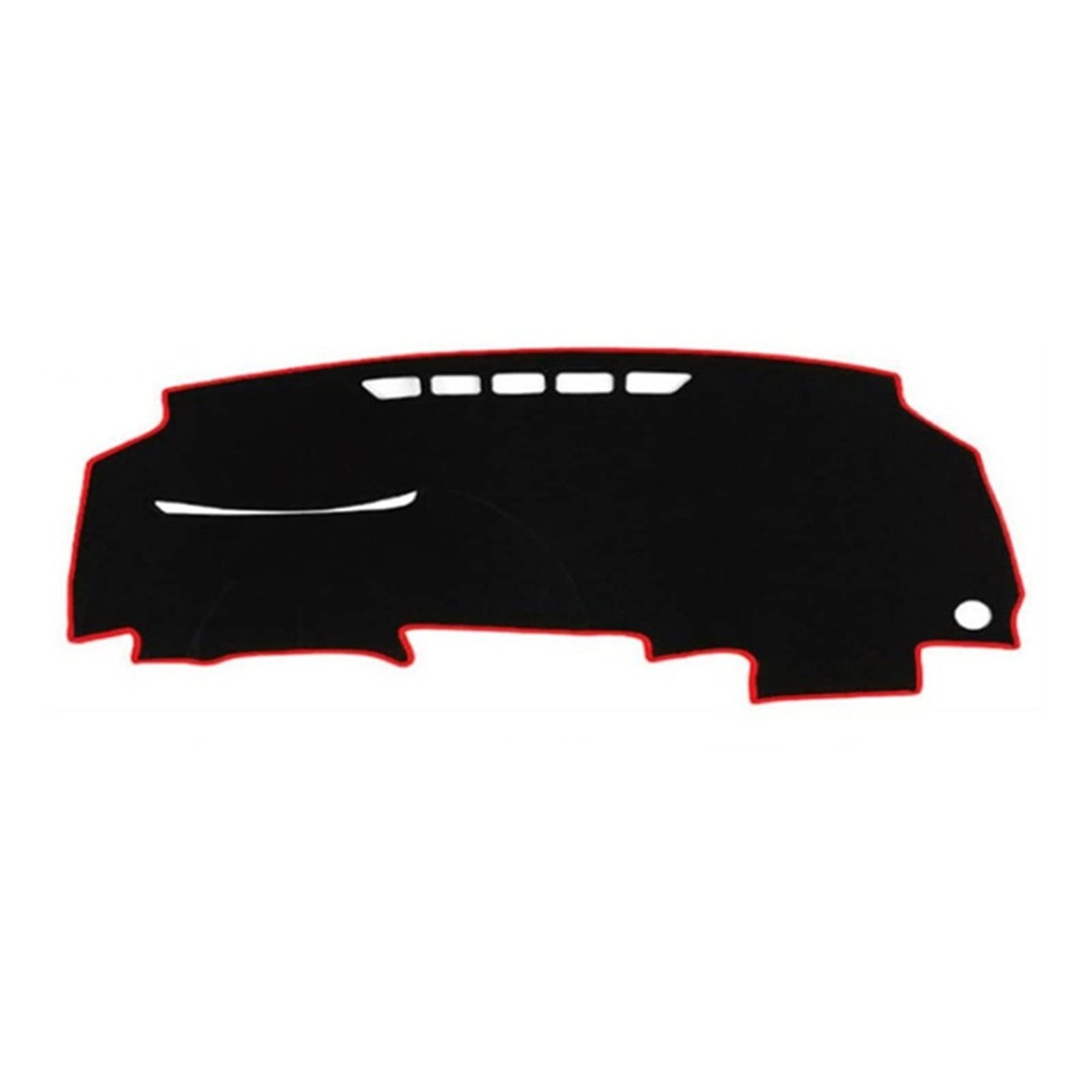 Sonnenschutz Teppich Auto Abdeckung Matte Pad Für Civic 2006 2007 2008 2009 2010 2011 Dash Sonnenschutz Instrumentenschutz Teppich Zubehör(Red Edge) von FACSER