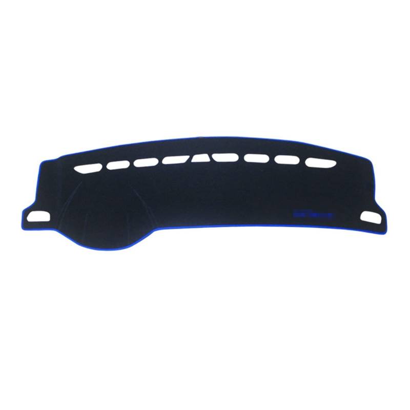 Sonnenschutz Teppich Auto Abdeckung Matte Sonnenschutz Pad Für Skoda Für Octavia A7 MK3 5E3 5E5 2015-2020 Instrumententafel Teppiche Protector(Linkslenker, Blaue Seite) von FACSER