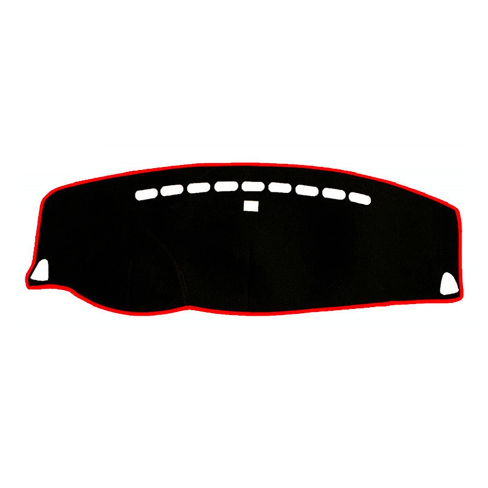 Sonnenschutz Teppich Auto Dashboard Cover Mat Pad Für Mitsubishi Für Outlander 2006 2007 2008 2009 2010-2012 Innensonnenschutz Teppich(Red Edge) von FACSER