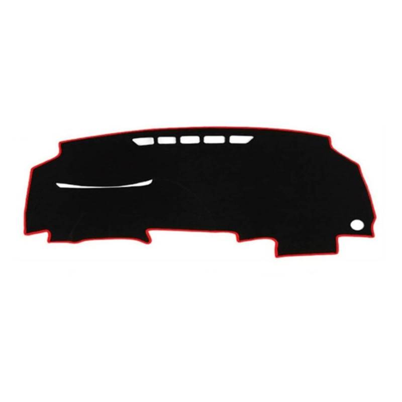 Sonnenschutz Teppich Für Civic Für Acura Für CSX 2006 2007 2008 2009 2010 2011 Auto Matte Abdeckung Pad Dash Sonnenschutz Instrument Teppich(Red Edge) von FACSER