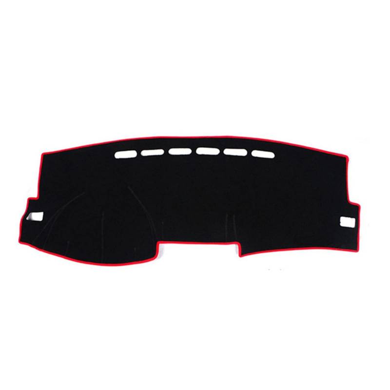 Sonnenschutz Teppich Für Für Corolla 2006 2007 2008 2009 2010 2011 2012 2013 Auto Abdeckung Matte Pad Dash Sonnenschutz Instrument Schützen Teppich(Red Edge) von FACSER