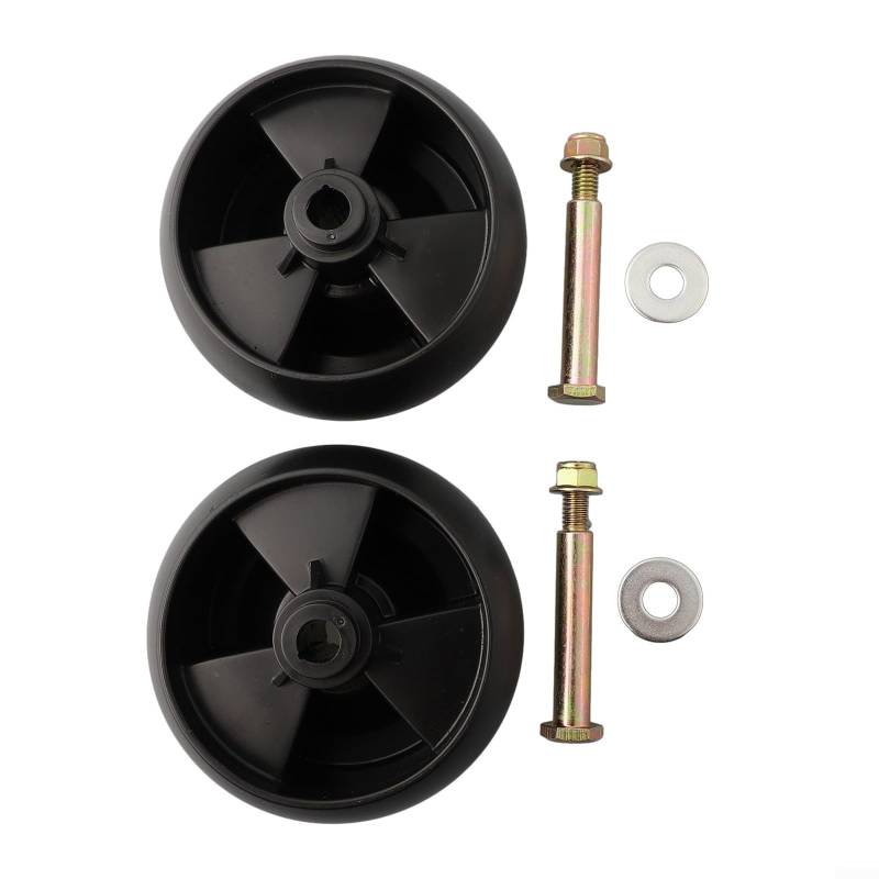 FACULX Deck Gauge Wheels Kit, Deck Wheels Fit Selected, 2 Pack Decks Replace, For Cub Cadet 13AK11CK712, Rover Mowers 734-04155 210-275 Langlebigkeit und Stabilität von FACULX