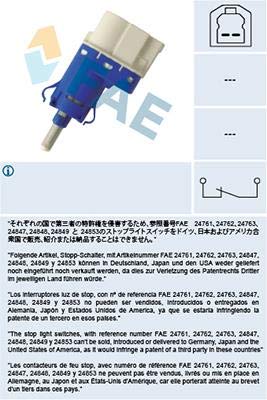 FAE 24848 Schalter von FAE