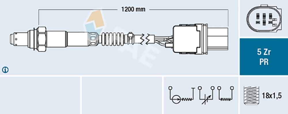 FAE 75050 Lambdasonde von FAE