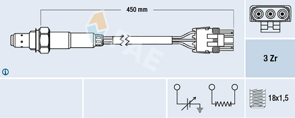 FAE 77117 Lambdasonde von FAE