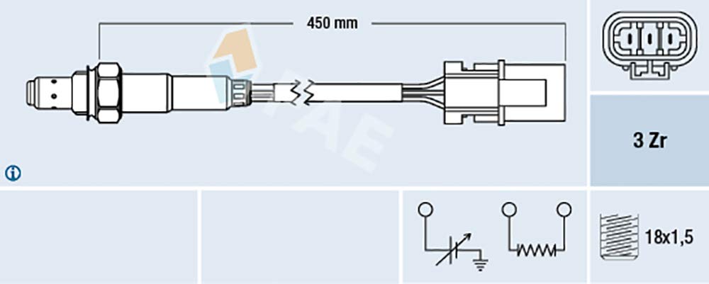 FAE 77122 Lambdasonde von FAE
