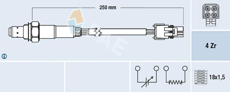FAE 77129 Lambdasonde von FAE