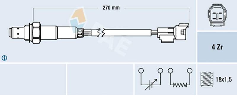 FAE 77296 Lambdasonde von FAE