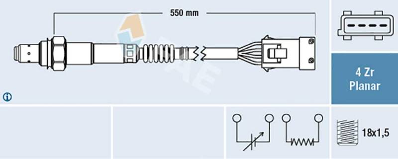 FAE 77411 Lambdasonde von FAE
