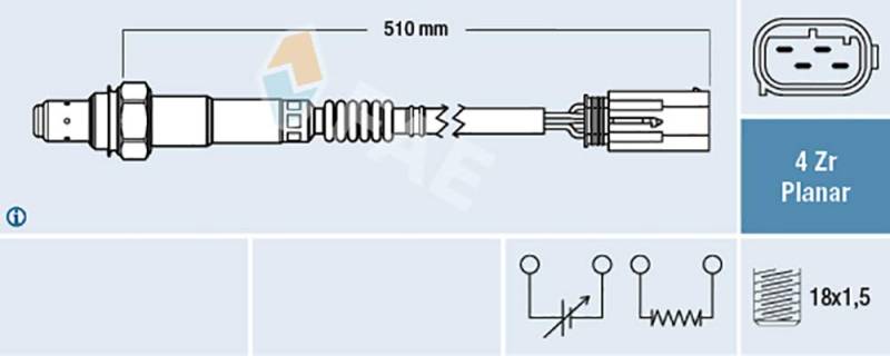 FAE 77428 Lambdasonde von FAE