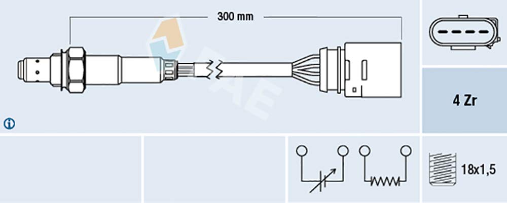 FAE 77435 Lambdasonde von FAE