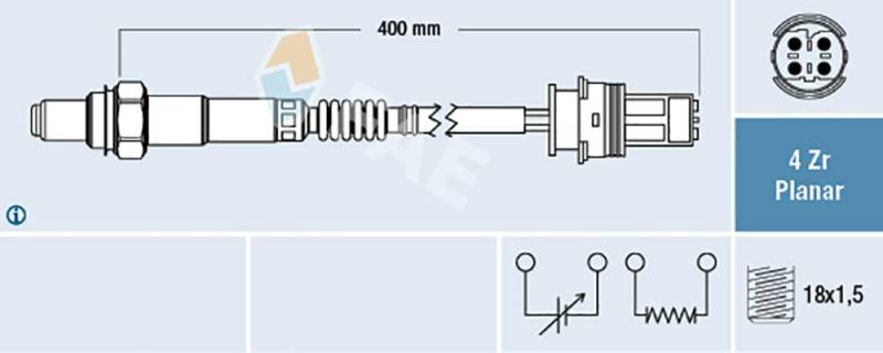 FAE 77445 Lambdasonde von FAE
