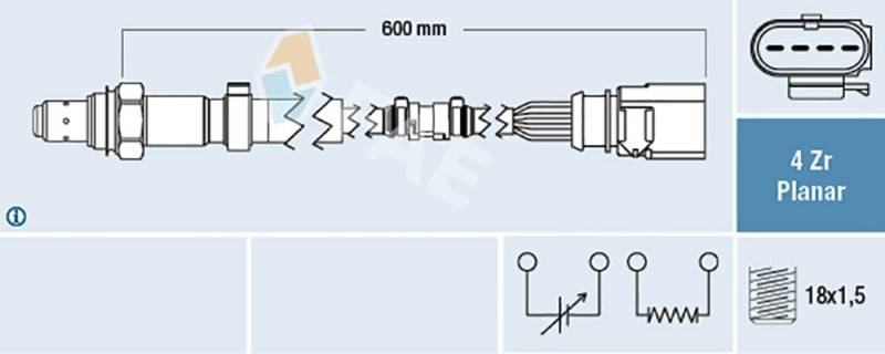 FAE 77458 Lambdasonde von FAE