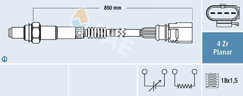 FAE 77464 Lambdasonde von FAE