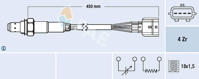 FAE 77469 Lambdasonde von FAE