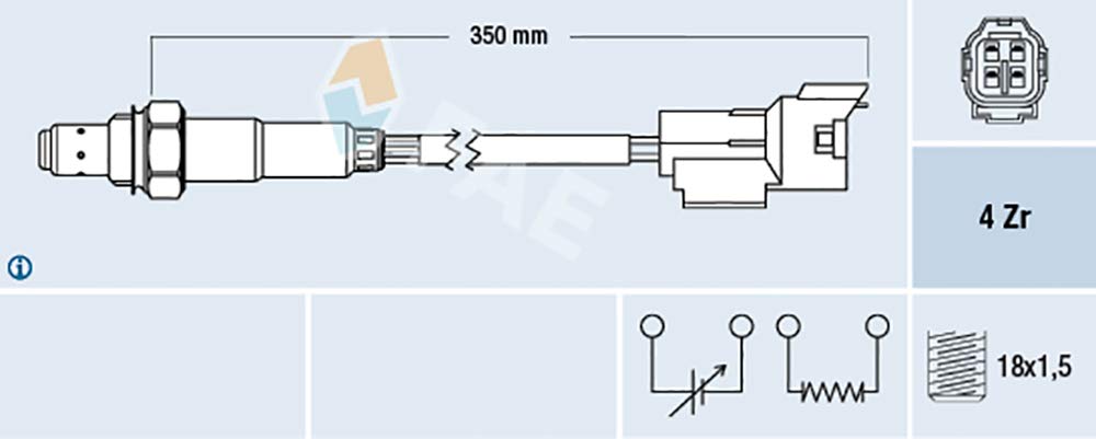 FAE 77480 Lambdasonde von FAE