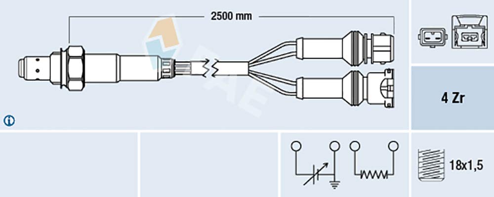 FAE 77639 Lambdasonde von FAE