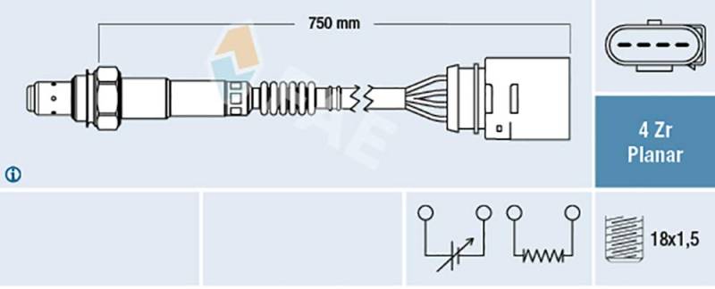 FAE 77911 Lambdasonde von FAE