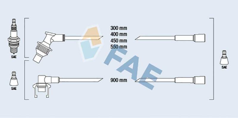 FAE 85260 Zündleitungssatz von FAE