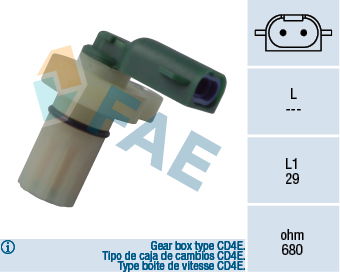 Impulsgeber, Kurbelwelle FAE 79087 von FAE