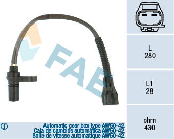 Impulsgeber, Kurbelwelle FAE 79123 von FAE