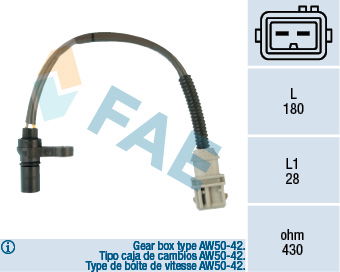 Impulsgeber, Kurbelwelle FAE 79125 von FAE