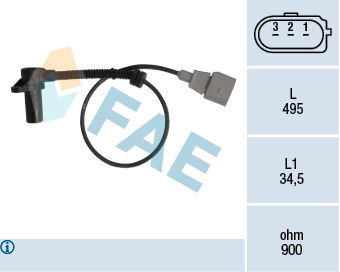 Impulsgeber, Kurbelwelle FAE 79311 von FAE