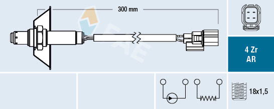 Lambdasonde FAE 75608 von FAE