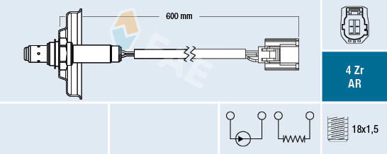 Lambdasonde FAE 75636 von FAE