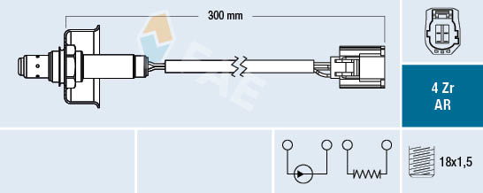 Lambdasonde FAE 75644 von FAE
