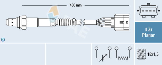 Lambdasonde FAE 77448 von FAE