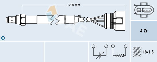 Lambdasonde FAE 77460 von FAE