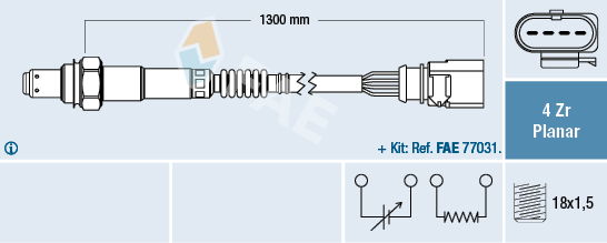 Lambdasonde FAE 77900 von FAE