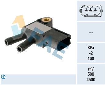 Sensor, Abgasdruck FAE 16116 von FAE