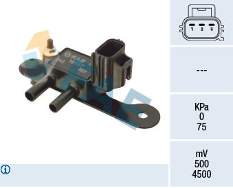 Sensor, Abgasdruck FAE 16117 von FAE