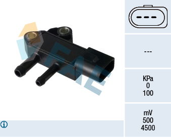 Sensor, Abgasdruck FAE 16120 von FAE