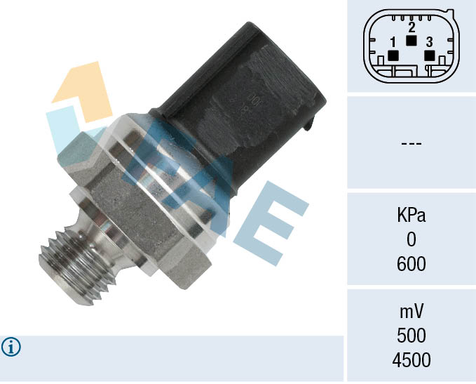 Sensor, Abgasdruck FAE 16155 von FAE